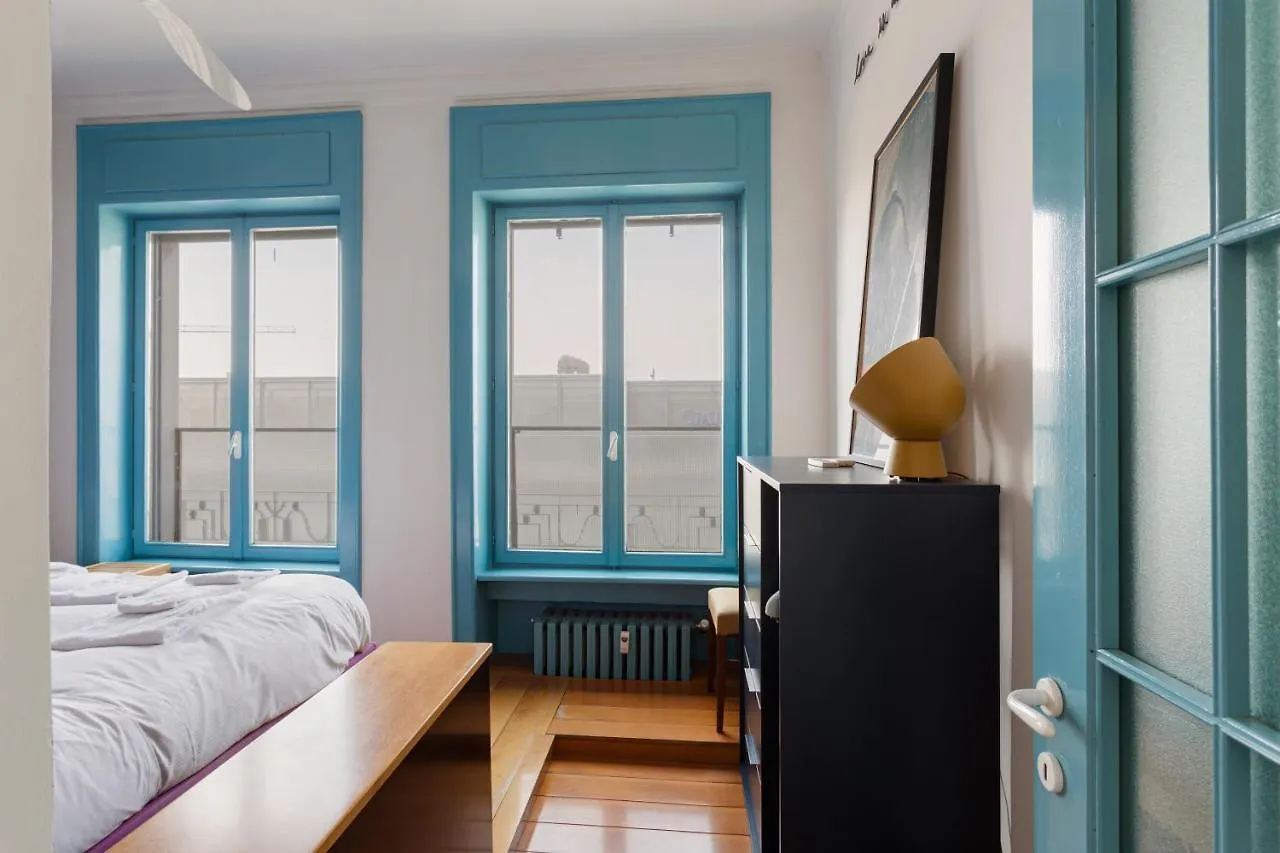 The Blue Nest With A View - 7Th Floor- Via Palestrina Apartment Milan Italy